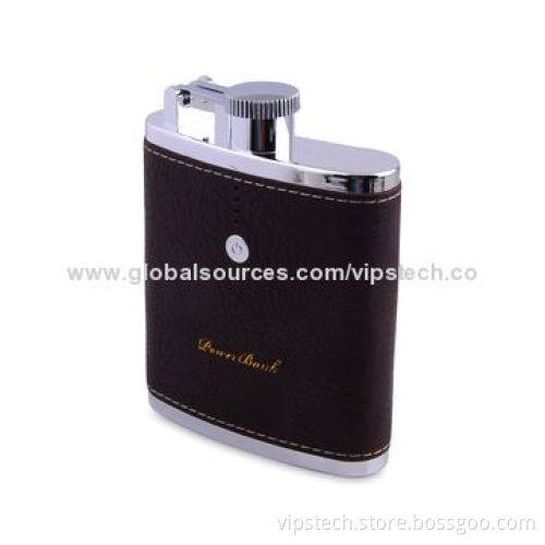 11,000mAh Power Station for iPhone/iPad, Mobiles and Tablet PCs, Flagon ShapedNew